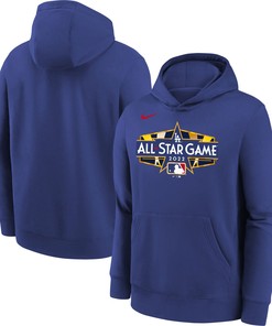 Youth 2022 Mlb All-star Game La Pullover Hoodie - Royal - Robokeg