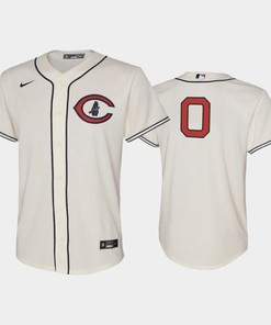 Youth 2022-23 Field of Dreams 0 Marcus Stroman Chicago Cubs Cream Jersey - Robokeg