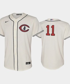 Youth 2022-23 Field of Dreams 11 Drew Smyly Chicago Cubs Cream Jersey - Robokeg