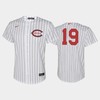 Youth 2022-23 Field of Dreams 19 Joey Votto Cincinnati Reds White Jersey - Robokeg