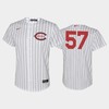 Youth 2022-23 Field of Dreams 57 Stuart Fairchild Cincinnati Reds White Jersey - Robokeg