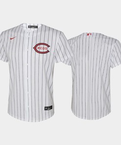 Youth 2022-23 Field of Dreams Cincinnati Reds White Jersey - Robokeg