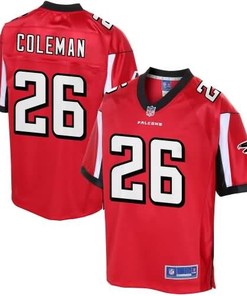 Youth Atlanta Falcons Tevin Coleman Nfl Pro Line Team Color Jersey - Robokeg