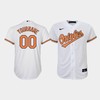 Youth Baltimore Orioles Custom 00 White Home Jersey - Robokeg