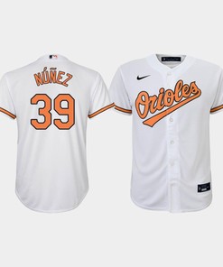 Youth Baltimore Orioles Renato Nunez 39 White Home Jersey - Robokeg