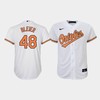 Youth Baltimore Orioles Richard Bleier 48 White Home Jersey - Robokeg