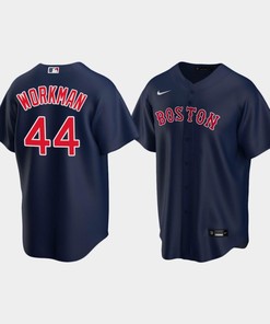 Youth Boston Red Sox 44 Brandon Workman Alternate Navy Jersey - Robokeg