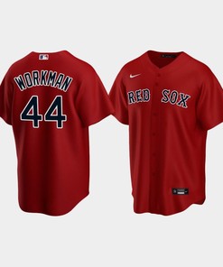 Youth Boston Red Sox 44 Brandon Workman Alternate Red Jersey - Robokeg