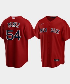 Youth Boston Red Sox 54 Martin Perez Alternate Red Jersey - Robokeg