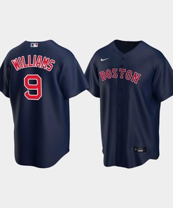 Youth Boston Red Sox 9 Ted Williams Alternate Navy Jersey - Robokeg