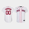 Youth Boston Red Sox Custom 00 White Home Jersey - Robokeg