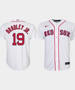 Youth Boston Red Sox Jackie Bradley Jr. 19 White Home Jersey - Robokeg