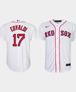 Youth Boston Red Sox Nathan Eovaldi 17 White Home Jersey - Robokeg