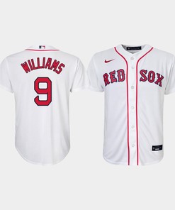 Youth Boston Red Sox Ted Williams 9 White Home Jersey - Robokeg