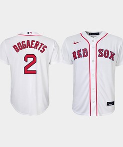 Youth Boston Red Sox Xander Bogaerts 2 White Home Jersey - Robokeg