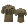 Youth Carolina Panthers Greg Olsen Camo 2019 Salute To Service Game Jersey - Robokeg
