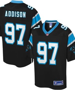 Youth Carolina Panthers Mario Addison Nfl Pro Line Team Color Black Jersey - Robokeg