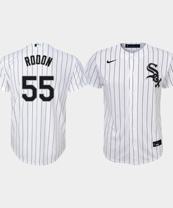 Youth Chicago White Sox Carlos Rodon 55 White Home Jersey - Robokeg
