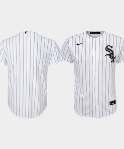 Youth Chicago White Sox White Home Jersey - Robokeg