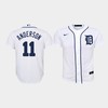 Youth Detroit Tigers 11 Sparky Anderson Home White Jersey - Robokeg