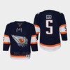 Youth Edmonton Oilers Cody Ceci 5 Special Edition 2.0 Retro Jersey Navy - Robokeg