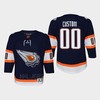 Youth Edmonton Oilers Custom 00 Special Edition 2.0 Retro Jersey Navy - Robokeg