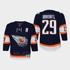 Youth Edmonton Oilers Leon Draisaitl 29 Special Edition 2.0 Retro Jersey Navy - Robokeg