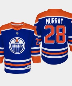 Youth Edmonton Oilers Ryan Murray 28 Home Player 2022-23 Jersey Royal - Robokeg