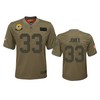 Youth Green Bay Packers Aaron Jones Camo 2019 Salute To Service Game Jersey - Robokeg