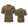 Youth Green Bay Packers Aaron Rodgers Camo 2019 Salute To Service Game Jersey - Robokeg