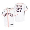 Youth Houston Astros Jose Altuve 27 White 2022-23 World Series Jersey - Robokeg