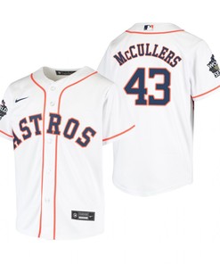 Youth Houston Astros Lance McCullers 43 White 2022-23 World Series Jersey - Robokeg