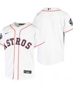 Youth Houston Astros White 2022-23 World Series Jersey - Robokeg