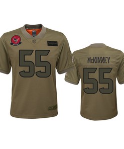 Youth Houston Texans Benardrick Mckinney Camo 2019 Salute To Service Game Jersey - Robokeg