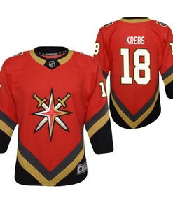 Youth Jersey Vegas Golden Knights Peyton Krebs 18 Reverse Retro Jersey Youth Red Jersey - Robokeg