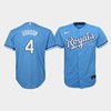 Youth Kansas City Royals Alex Gordon 4 Light Blue Alternate Jersey - Robokeg