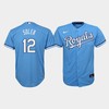 Youth Kansas City Royals Jorge Soler 12 Light Blue Alternate Jersey - Robokeg