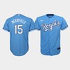 Youth Kansas City Royals Whit Merrifield 15 Light Blue Alternate Jersey - Robokeg