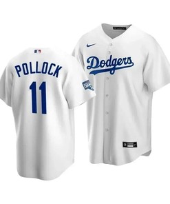 Youth Los Angeles Dodgers A.j. Pollock 11 2020 World Series Champions Home Jersey White Jersey - Robokeg