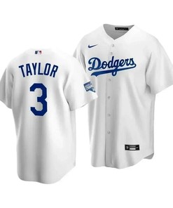 Youth Los Angeles Dodgers Chris Taylor 3 2020 World Series Champions Home Jersey White - Robokeg