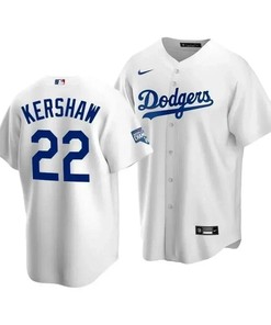 Youth Los Angeles Dodgers Clayton Kershaw 22 2020 World Series Champions Home Jersey White - Robokeg