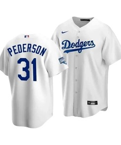 Youth Los Angeles Dodgers Joc Pederson 31 2020 World Series Champions Home Jersey White - Robokeg