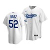 Youth Los Angeles Dodgers Pedro Baez 52 2020 World Series Champions Home Jersey White - Robokeg