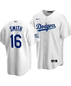 Youth Los Angeles Dodgers Will Smith 16 2020 World Series Champions Home Jersey White - Robokeg