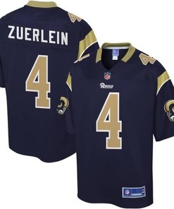 Youth Los Angeles Rams Greg Zuerlein Nfl Pro Line Team Color Jersey - Robokeg