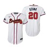 Youth Marcell Ozuna 20 Jersey, Atlanta Braves White 2022-23 Gold Program Jersey - Robokeg