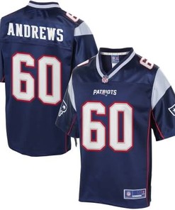 Youth New England Patriots David Andrews Nfl Pro Line Navy Team Color Jersey - Robokeg