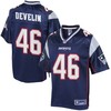 Youth New England Patriots James Develin Nfl Pro Line Navy Team Color Jersey - Robokeg