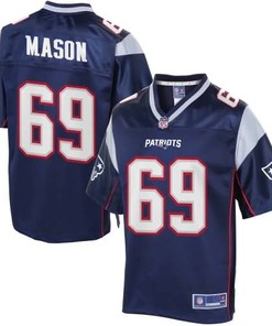 Youth New England Patriots Shaq Mason Nfl Pro Line Navy Team Color Jersey - Robokeg