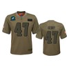 Youth Philadelphia Eagles Nathan Gerry Camo 2019 Salute To Service Game Jersey - Robokeg